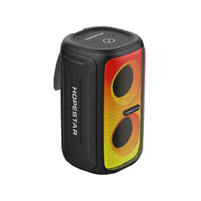 Колонка Hopestar Party 110 mini (Bluetooth/MicroSD/USB/FM/AUX/Micr) 16W черный(УЦЕНКА)дефект корпуса