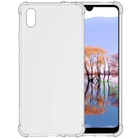 Силиконовый чехол Honor 8S прозрачный противоударный