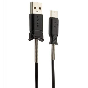 Дата кабель Type-C - USB Hoco X24 1м черный