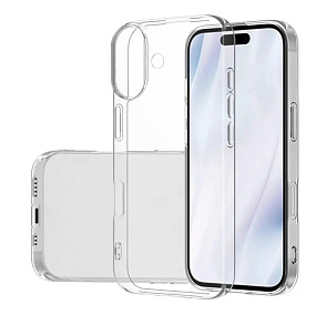 Кейс iPhone 17 силикон прозрачный