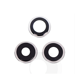 Стекло камеры iPhone 13 Pro/13 Pro Max (комплект 3 шт.) Белое