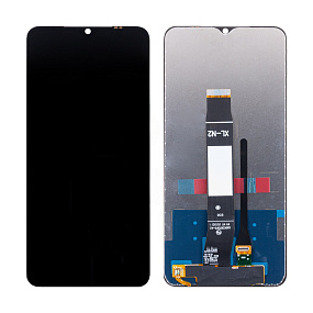 Дисплей для телефона Xiaomi Redmi A2+ (23028RNCAG) в сборе с тачскрином Черный - Оригинал