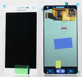 Дисплей для телефона Samsung A500F/A5 (2015) в сборе с тачскрином Белый - Оригинал