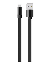 Дата кабель lightning - USB Borofone BU8 Glory 2.4A черный 1,2 м