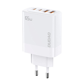 СЗУ-2USB-2Type-C Dudao A65eu 2 выхода 65W QC3.0+PD белый