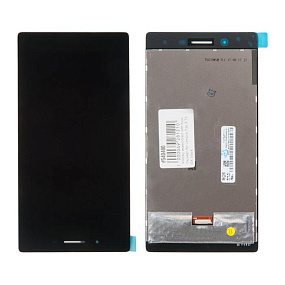 Дисплей для планшета Lenovo Tab 3 730X в сборе с тачскрином Черный