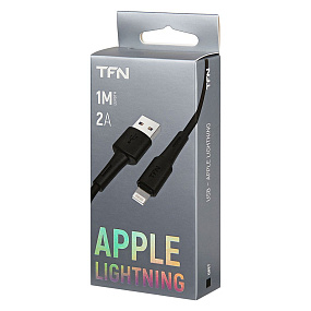 Дата кабель lightning - USB TFN CLIGUSB1MBK 2A 1м черный
