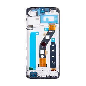 Дисплей для телефона Infinix Smart 7 HD (X6516) модуль с рамкой Черный - Оригинал