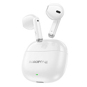 Bluetooth-наушники беспроводные Borofone BW88 белые(УЦЕНКА)б/у, потертости