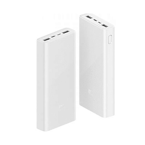 Портативное зарядное устройство Xiaomi 3 20000mAh 2USB/1C 18W (PLM18ZM) белый