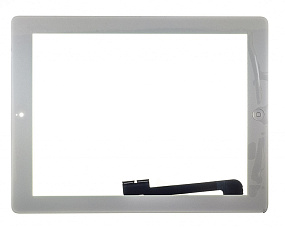 Сенсор для планшета iPad 3/4 Белый - AA