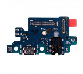 Шлейф Samsung A405F (A40) плата системный разъем/разъем гарнитуры/микрофон