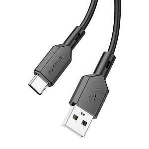 Дата кабель Type-C - USB Borofone BX70 3A 1м черный