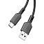 Дата кабель Type-C - USB Borofone BX70 3A 1м черный