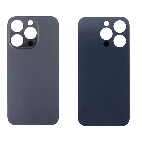 Задняя крышка iPhone 14 Pro (стекло) черный - Премиум