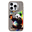 Кейс iPhone 15 Pro Max силикон SC335 (панда) серый