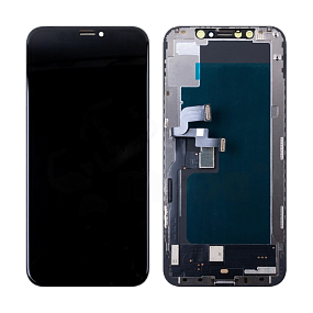 Дисплей для телефона iPhone Xs в сборе Черный - (Hard OLED) - Стандарт