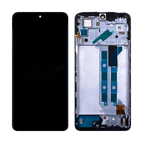 Дисплей для телефона Xiaomi Redmi Note 11 Pro 4G/5G/Poco X4 Pro 5G (2201116 модуль Черный - Оригинал