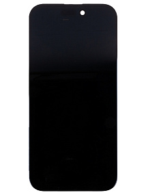 Дисплей для телефона iPhone 15 в сборе с тачскрином Черный - (Soft OLED)
