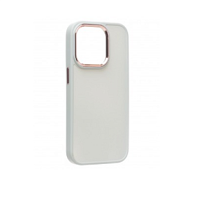 Кейс iPhone 15 Pro Max силикон SC311 белый