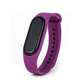 Ремешок силиконовый для браслета Xiaomi Mi Band 7 фиолетовый
