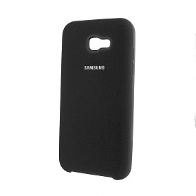 Силиконовый чехол для Samsung A720 Galaxy A7 (2017) оригинал черный