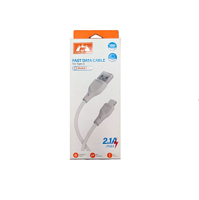 Дата кабель Type-C - USB Kouvolsen PVC  X114 белый