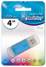 4Gb SmartBuy V-Cut синяя 2.0