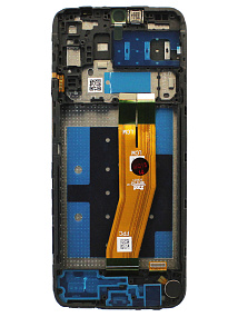 Дисплей для телефона Samsung A145F (A14 4G) модуль Черный - Оригинал - Восстановленный