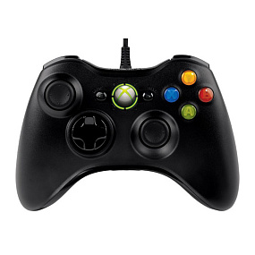 Геймпад Microsoft XBOX 360 14кн. USB 2м черный