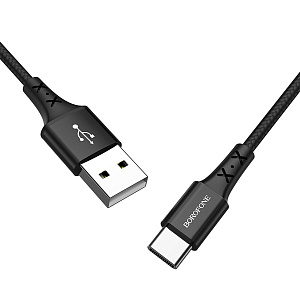 Дата кабель Type-C - USB Borofone BX20 3A 1м черный