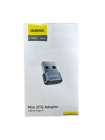 Переходник USB (папа) - Type-C (мама) Dudao L16AC
