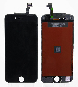 Дисплей для телефона iPhone 6 в сборе Черный - AAA