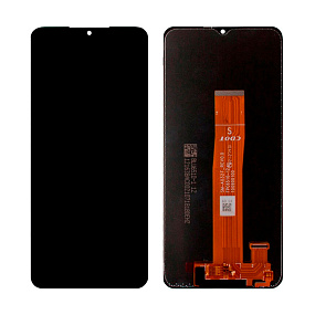 Дисплей для телефона Samsung A127F (A12 Nacho) в сборе с тачскрином Черный