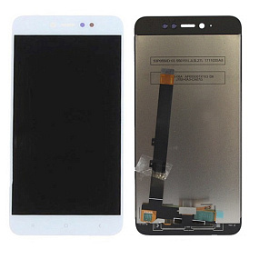 Дисплей для телефона Xiaomi Redmi Note 5A Prime в сборе с тачскрином Белый