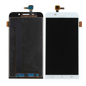 Дисплей для телефона Asus ZenFone Max (ZC550KL) в сборе с тачскрином Белый
