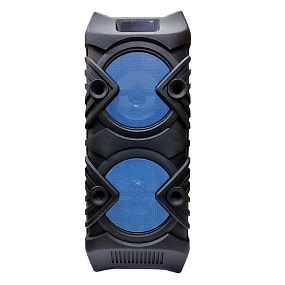 Колонка JBK-8876 (Bluetooth/MicroSD/USB/FM/AUX) 10W синяя