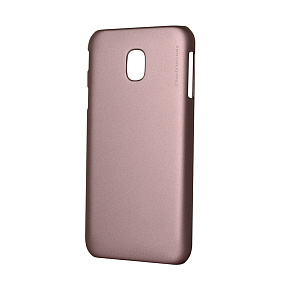 Задняя накладка для Samsung J330 Galaxy J3 (2017) X-Level Metallic розовый