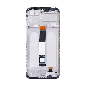 Дисплей для телефона Xiaomi Poco C40 (220333QPG) модуль с рамкой Черный - Оригинал