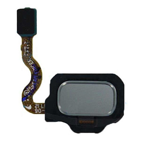 Шлейф Samsung G950F/G955F (S8/S8+) на кнопку HOME в сборе Серебро