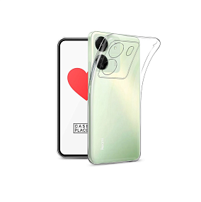Силиконовый чехол Xiaomi Redmi 13C 4G/Poco C65 прозрачный