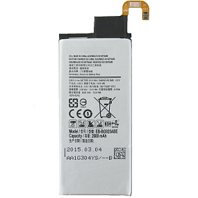АКБ для телефона Samsung G925/S6 Edge (EB-BG925ABE) - Премиум