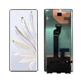 Дисплей для телефона Huawei Honor 70 (FNE-NX9) в сборе с тачскрином Черный - Оригинал