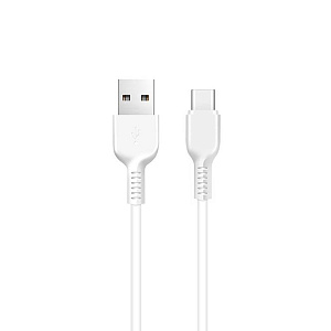 Дата кабель Type-C - USB Hoco X20 3A 2м белый