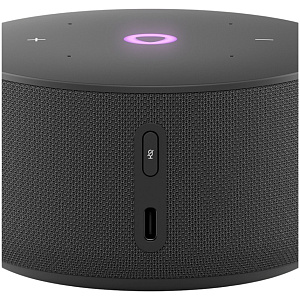 Умная колонка Яндекс Станция Мини 3 с часами 12W черная