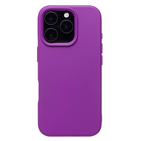 Кейс iPhone 16 Pro Silicone Case без логотипа фиолетовый