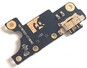 Шлейф Nokia 7 Plus на системный разъем/микрофон