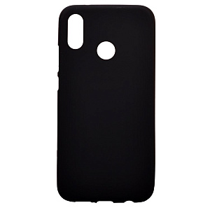 Силиконовый чехол Huawei P20 Lite матовый черный