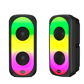 Колонка JBK-S12 (Bluetooth/Microphone/USB/FM/AUX/TF/TWS) 10W черная