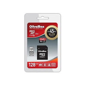 MicroSD 128Gb OltraMax Class 10 UHS-I 95Mb/s +SD adapter